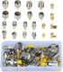 SMA Adapter Kit, 22 Type SMA to UHF PL259 SO239 BNC F Type N Coaxial Connector for SDR HT NanoVNA Scanner