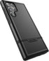 ENCASED Heavy Duty Protective Case for Samsung Galaxy S22 Ultra - Black Phone Cover