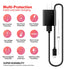 USB C Charger Cord Compatible for W-King D7 D8 D8mini D9 D9-1 D10 T9 X10 S7, Marshall Stockwell II, OontZ Angle 3 Ultra