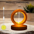 EDALOPLI Countertop USB Night Light Desk Lamp Boho Table Lamp Small Lamp Bamboo Lamp Bohemian Lamp Wooden Lamp Table