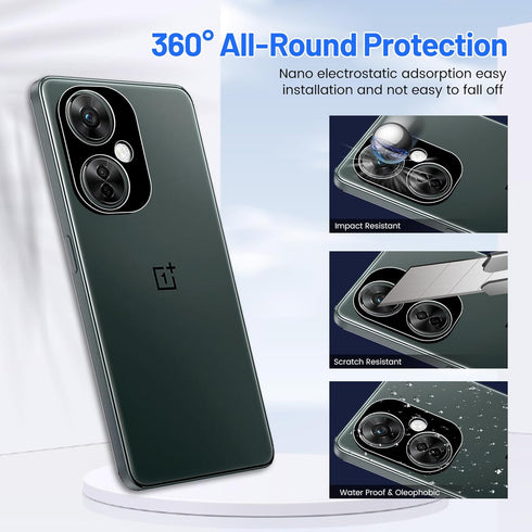 TQLGY OnePlus Nord N30 5G Screen Protector 3 Pack, Ultra HD Tempered Glass, 9H Hardness, Anti-Scratch, Easy Install.