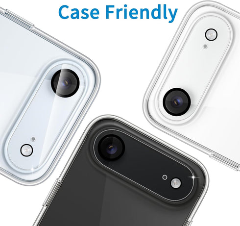 Dengduoduo 3 Pack 9H Camera Lens Protector for iPhone Air, Tempered Glass Lens Cover, Ultra HD, Hardness, Anti-Scratch