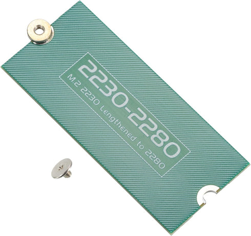 MECCANIXITY M2+ M.2 NGFF/NVME SSD Extension Bracket Card Plate PCB for PC Computer Case, Length 2230-2280