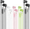 Earbuds Earphones with Microphone, 5 Pack Wired Heavy Bass Headphones, Noise Isolating for iPad, Desktop, 3.5mm