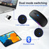 Wireless Bluetooth Mouse for iPad/MacBook Pro/Air/Laptop/PC, Rechargeable Silent Portable Slim Mouse for Surface