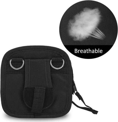 Acouto 9 Slots Nylon Filter Bag Case, Wallet Pouch Camera Lens Filter Carry Case with Shoulder Strap Photography