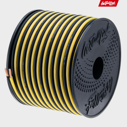 Install Link 12 AWG Speaker Wire Cable (100 Feet) for Stereo, Car or Home Theater, CCA