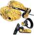 MightySkins Skin for Samsung Odyssey Plus VR - Yellow Marble End | Protective, Durable Vinyl Decal Wrap Cover | Made in