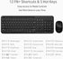 LeadsaiL Wireless Keyboard and Mouse Combo, Full-Sized Computer Keyboard Set with Phone Holder for Windows Laptop