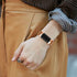 Leather Bands for Fitbit Charge 4/3, Replacement Wristband Straps for Men and Women, Black + Frosted Brown