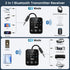 1Mii 5.3 2 3.5mm Airplane/TV/MP3 25H Bluetooth Transmitter Receiver, Dual Link for Headphones, aptX Adaptive/HD Low