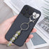 Jxiwfvl 8 PCS Heart Shaped Phone Charm Hooks, Universal Adhesive Metal Cell Phone Finger Ring Grip Hook, Cute Heart