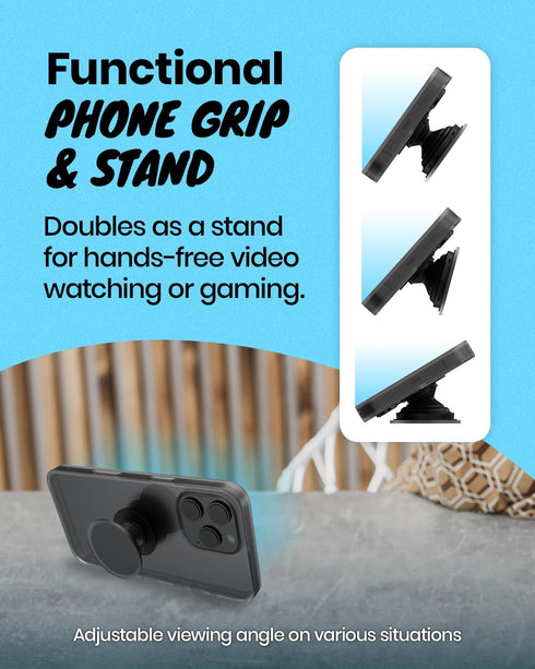 On The Grip (Albo OnTheGrip Cute Acrylic Tropical Leaf Design Collapsible Expandible Mobile Phone Grip Stand Holder