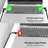 QIANRENON 90° Angle USB3.1 Male to USB C Male Charging Adapter, 10Gbps Data Connector for Wall Charger, 4Pcs