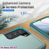 LMDAMZ Galaxy S22 Rugged Shock Resistant Case (6.1") with Magnetic Car Mount & 2 HD Tempered Glass Protectors (Green)