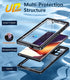 Temdan Waterproof Case for Samsung Galaxy Note 20 Ultra, Military-Grade Drop Protection, 6.9'', Black