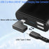 QIANRENON USB C to Micro USB 90° Angle Charging Data Connector, Right Angle Adapter for Phone and Camera
