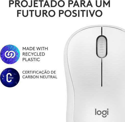 Logitech M240 Silent Bluetooth Mouse - Wireless, Compact, Portable with Smooth Tracking, 18-Month Battery for Windows,