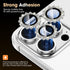 Xfilm for iPhone 16 Pro/16 Pro Max Camera Lens Protector, Stylish Diamond Ring Design, Scratchproof Protector