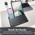 Macally Small Bluetooth Keyboard for iPhone, iPad, and Tablet - Multi Device Compatibility, 78 Key Wireless Keyboard