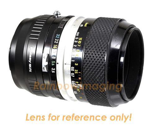 Fotasy Copper Nikkor Lens to Fuji X Adapter - NK F Mount to X Adapter, Compatible with Fujifilm X-Pro1 to X-T4