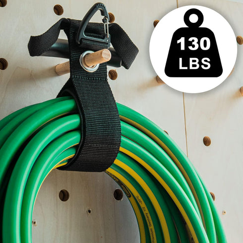 FOLIV 4PCS Heavy Duty Storage Straps, 3 in 1 Multifunction for Cables, Hoses, Ropes, Extension Cord Organizer - 28'' +