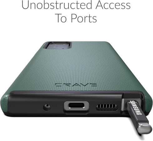 Crave Dual Guard Protection Case for Samsung Galaxy Note 20 - Forest Green
