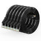 Cat 6 Ethernet Cable 3ft (6 Pack) - Flat Internet Network Cable - Black Computer Cable with Snagless RJ45 Connectors