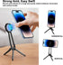 SULISAIS 16 15 14 13 12, Foldable Magnetic Phone Tripod for iPhone, Mini Tripod Pocket Cell Phone Stand Smartphone Desk