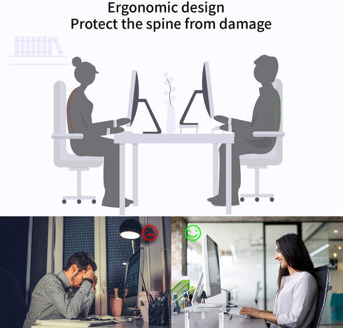 YestBuy 20x7.5 Acrylic Monitor Stand Riser, Clear Computer Stand for Laptop, iMac, PC, Printer, Ergonomic Desk