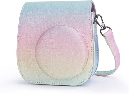Phetium Instant Mini 12 Camera Protective Case, Compatible with Instax Mini 12 11, PU Leather Bag with Pocket and