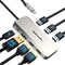 WAVLINK Laptop Docking Station, Triple 4K Docking Station with Dual HDMI, DP, 100W