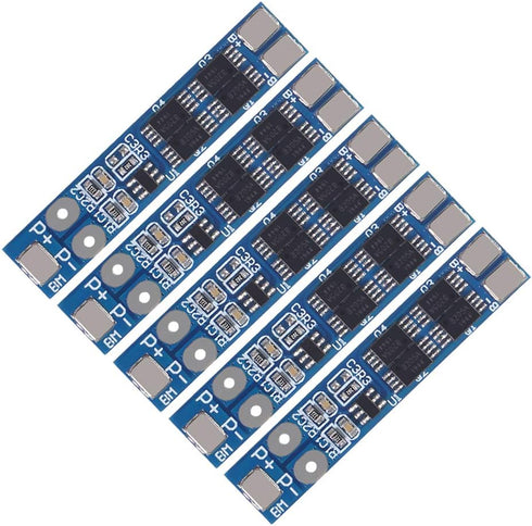 2S 7.4V 8.4V 8A 18650 Charger PCB BMS Protection Board for Li-ion Lithium Battery Cell (5pcs)