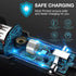 48W Car Charger and Cable for iPhone 15/15 Plus/15 Pro Max/Google Pixel 8/8 Pro/8A 7 7A 6 6A 5 5A/Samsung Galaxy A25