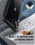 i-Blason Ares Series Case for iPhone 11 Pro, Rugged Clear Bumper with Built-in Screen Protector, Blue
