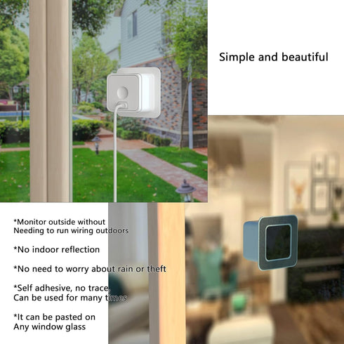 Window Mount for Blink Mini, Through Window Use Blink Mini, No Indoor Reflections (Pack of 1)