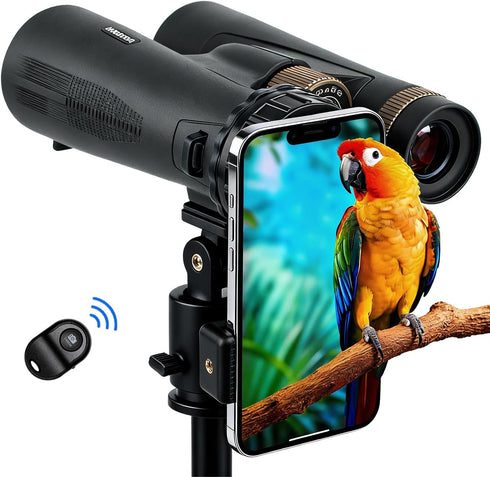 Jreiiolk New Universal Phone Adapter for Binoculars Monocular Spotting Scope Telescope Microscope - Turn Your Optics