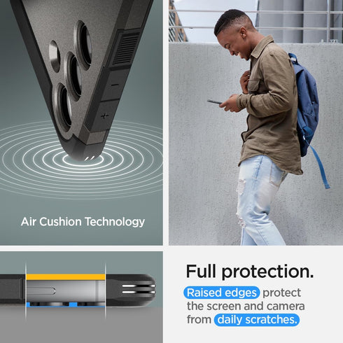 Spigen Tough Armor Case for Galaxy S24, Gunmetal, with Kickstand & Military-Grade Protection