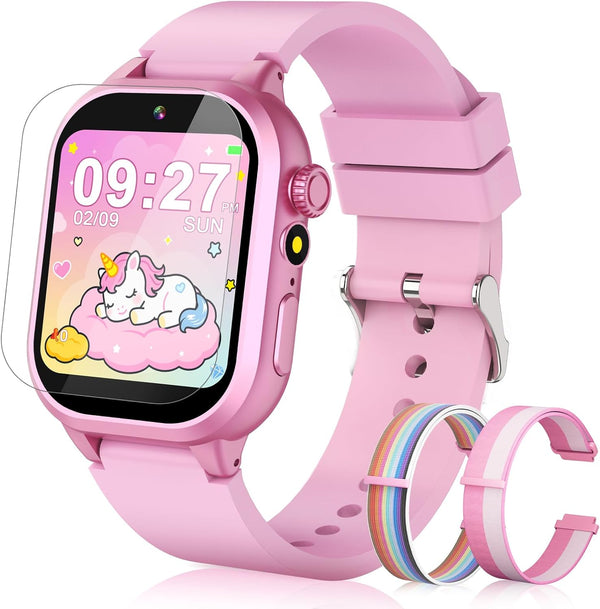 Dolwenqi Kids Smart Watch Girls Gift for Girl Aged 5-12, 40 Games HD