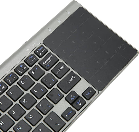 Zyyini 2 in 1 Portable Keyboard with Touchpad, Numeric Keypad, QWERTY Layout for Notebooks and Computers