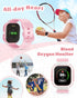 Smart Watch for Kids, Fitness Tracker with Pedometer, Heart Rate Monitor, Sleep Tracker, IP68 Waterproof, Kids Gift Pink