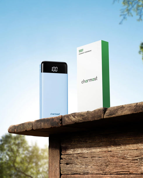 Portable Charger with Built-in Cables, 10000mAh Slim Travel Battery Pack, 6 Outputs, 3 Inputs, 3A Fast Charging for