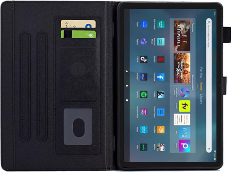 BYCeKe 11(13th 2023 11 Cute Case for Kindle Fire Max Generation, Release), Durability PU Leather Slim Folio Folding