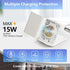 Wireless Charger for Samsung Galaxy Z Flip, Foldable Portable Travel Charging Stand, 15W Fast Charger for Galaxy Z