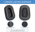 Ear Pads Replacement for B450-XT Bluetooth Headset, Compatible with VXI BlueParrott B450-XT, Leather Ear Pads