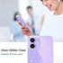 JJGoo iPhone 12/12 Pro Case, Crystal Glitter Designed, Sparkle Bling Shockproof Thin Slim Case, Clear Glitter