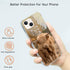 Cute Highland Cow and Cub Phone Case Compatible with iPhone 14 Plus,Cute Animals Pattern Silicone Shockproof TPU Bumper Protective Cover Case for iPhone 14 Plus