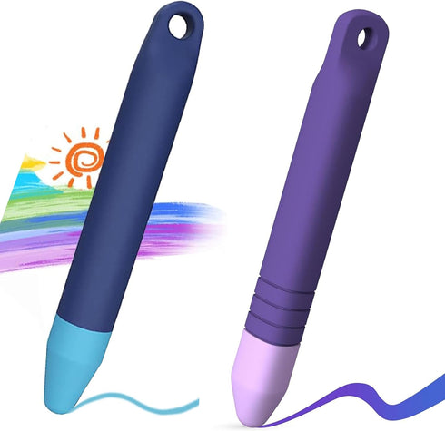 MITATTOK (2pcs) Kid-Friendly Stylus Pens for Touch Screens - 2 Pack of Purple