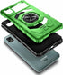 NZND Full-Body Protective Case with Tempered Glass Screen Protector for AT&T Calypso 3 (U328AA), Military-Grade,