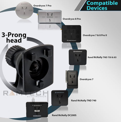 Ramtech Car Truck Windshield Suction Cup Mount for Tablet GPS